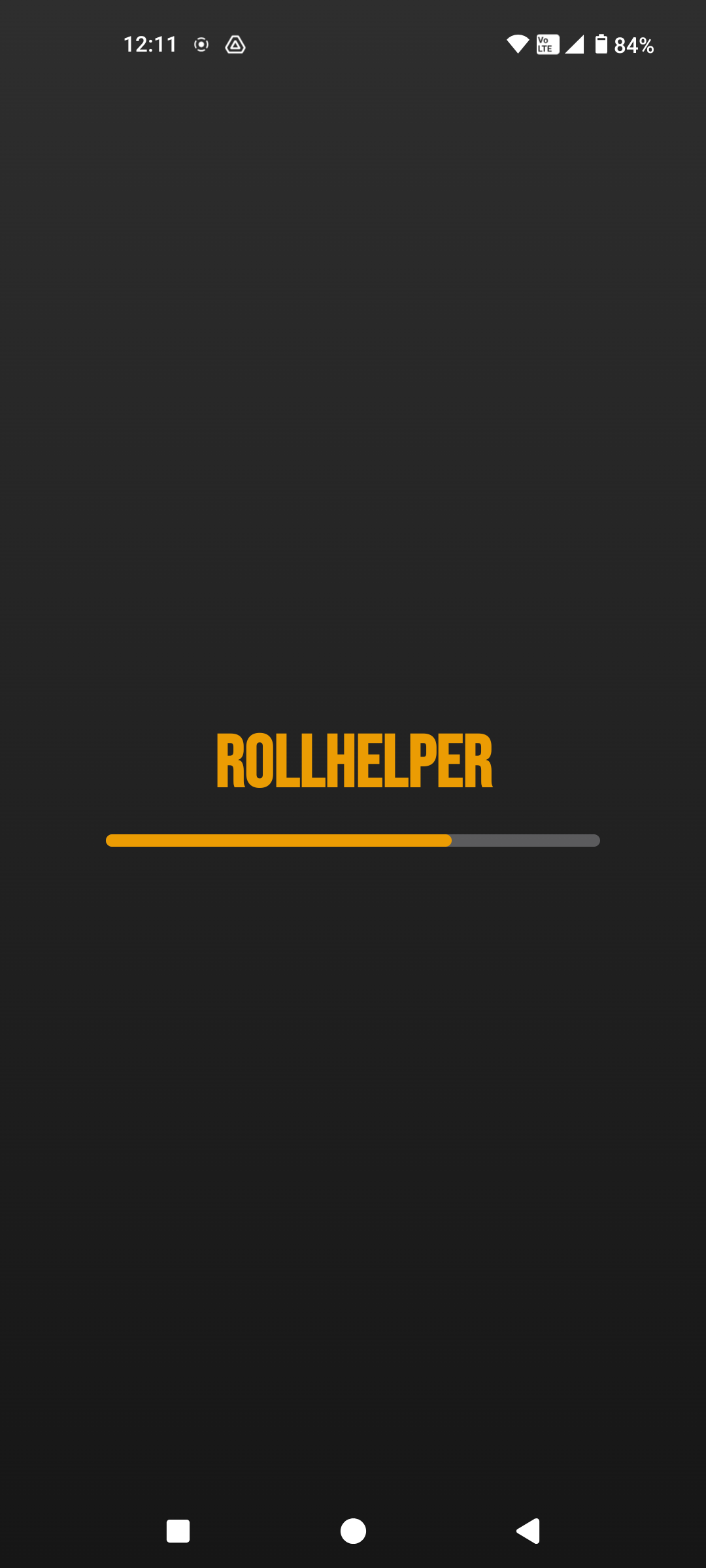 Loading dark mode