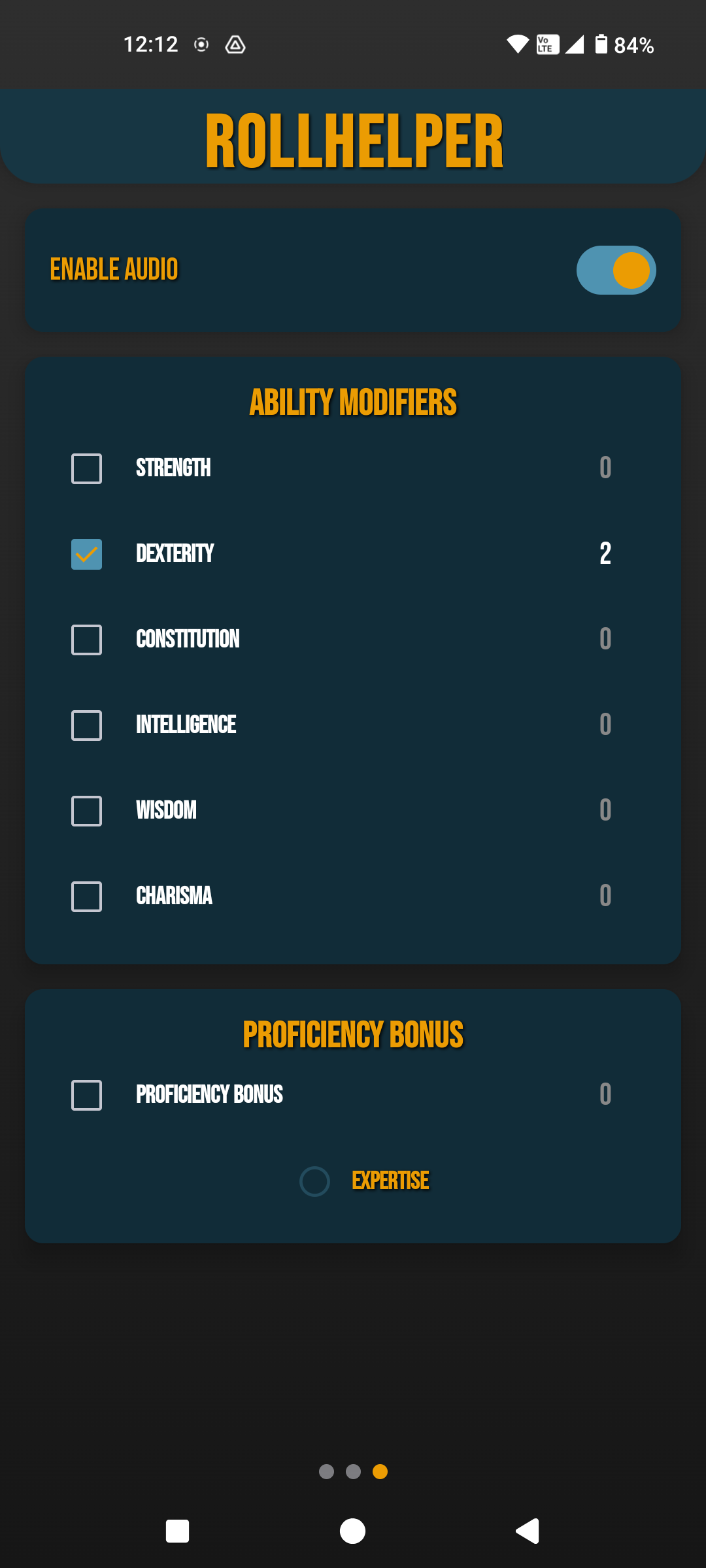 Modifiers dark mode