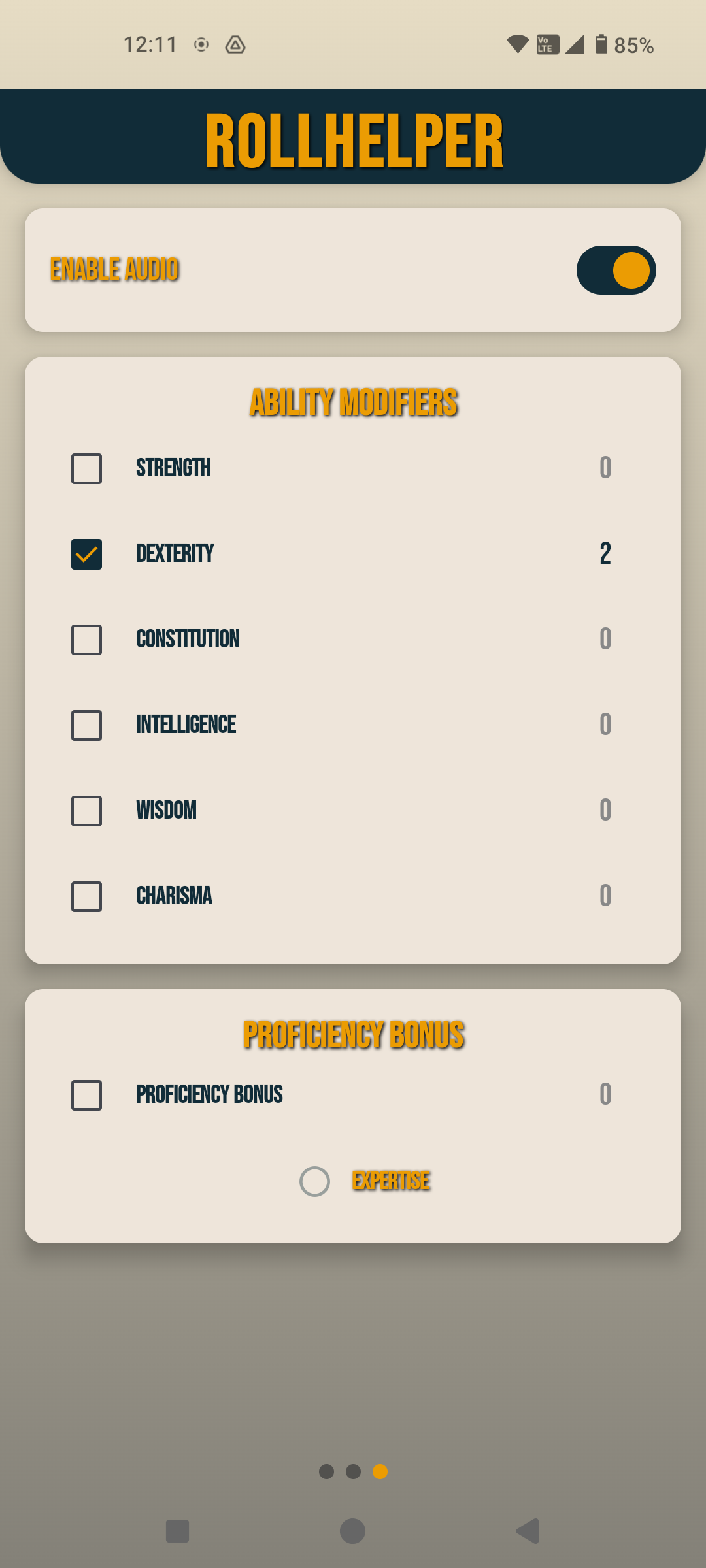 Modifiers light mode